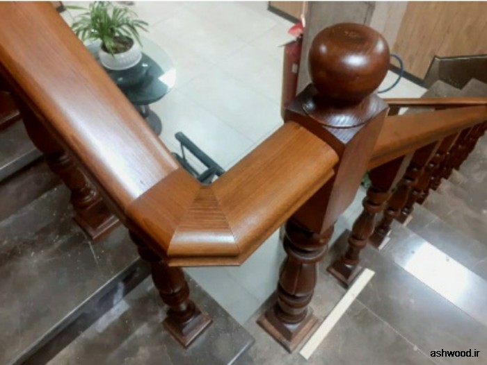 فروش ویژه قیمت نرده چوبی پله 1402 +تولید کننده هندریل, صراحی