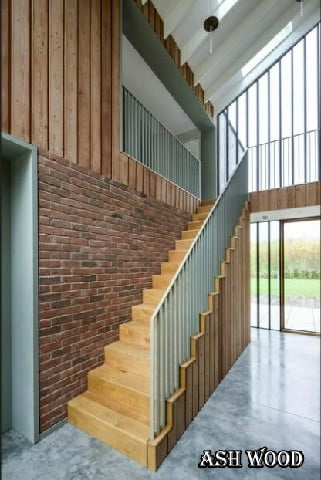پله چوبی مدرن
