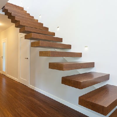 انواع پله معلق , سازنده پله چوبی و کف پله 