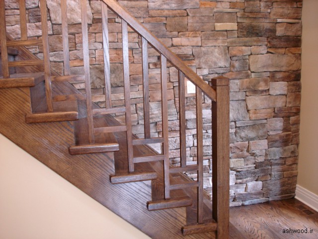 انواع چوب مناسب ساخت پله چوبی , عکس راه پله های چوبی