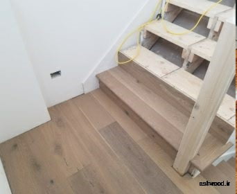 پله چوبی , کف پله 