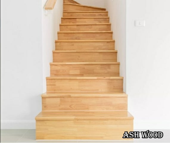پله های جالب چوبی
