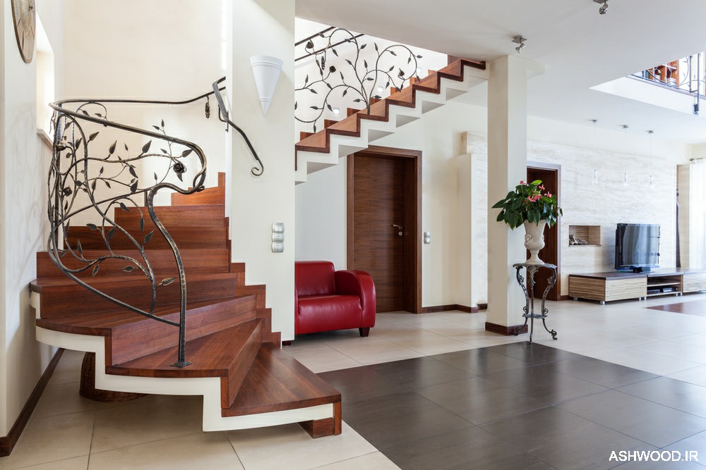 پله چوبی: زیبایی و گرما در خانه شما