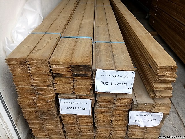 عکس چوب ترمووود موجود در بازار چوب ایران