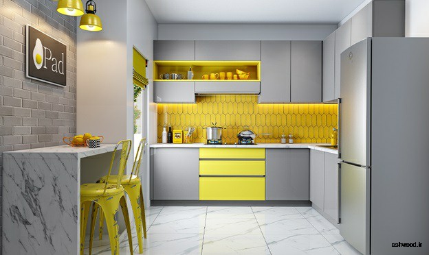 از شلوغ تا شیک : 7 راه برای ایجاد فضا در آشپزخانه کوچک شما