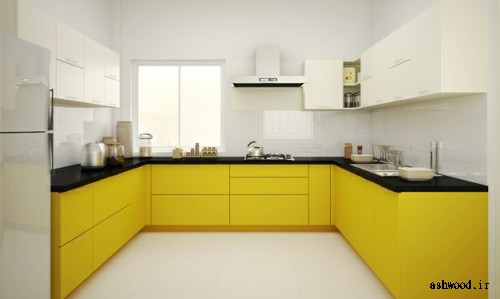 طراحی مدرن آشپزخانه سه بعدی
