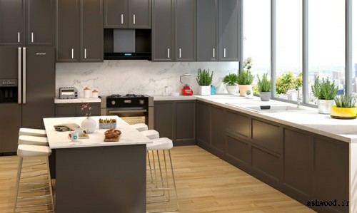 طراحی مدرن آشپزخانه سه بعدی