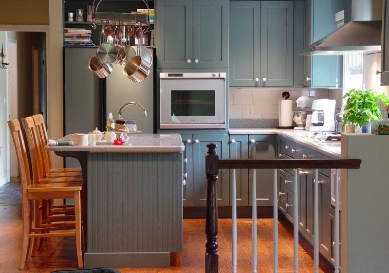 21  ایده کابینت چوبی خاکستری برای آشپزخانه