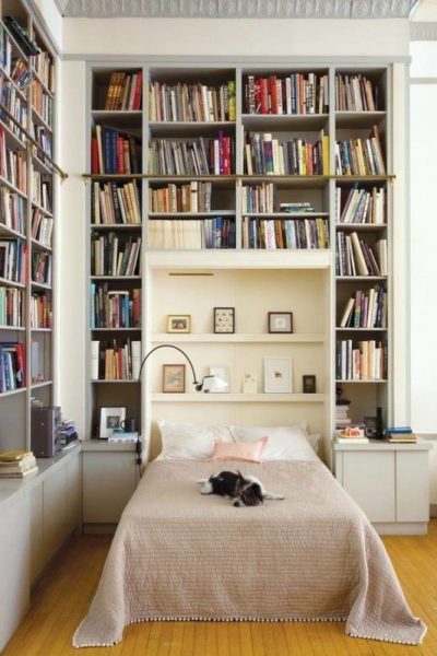 کتابخانه برای اتاق های کوچک