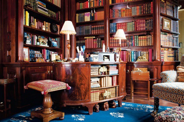 35 ایده کتابخانه خانگی با طرح های زیبا در قفسه کتاب