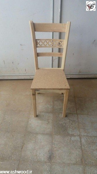 صندلی چوبی کد 142 قیمت 65000 صندلی خشتی