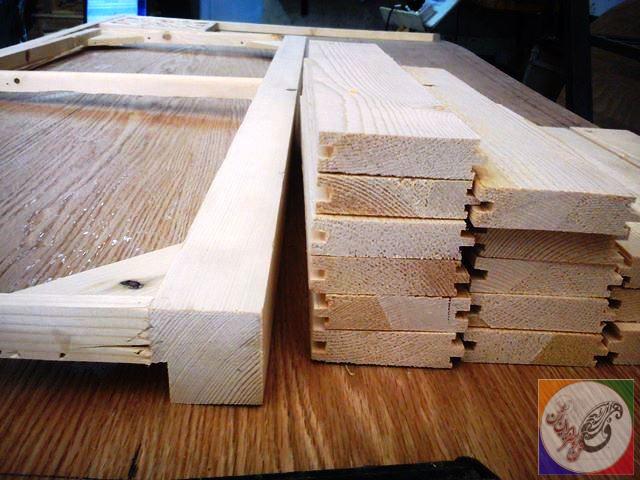 کارگاه درودگری ساخت کنسول چوبی