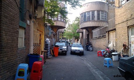 کوچه پس کوچه تهران ؛ معماری کوچه لولاگر + عکس