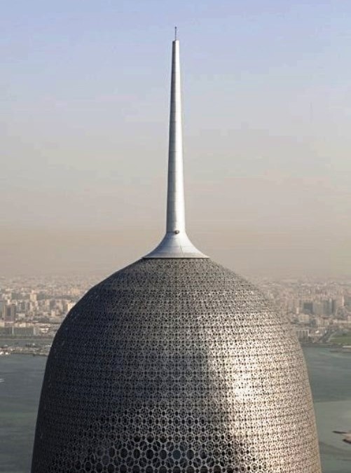 طراحی گره چینی و الگوی سنتی اسلامی در برج اداری دوحه