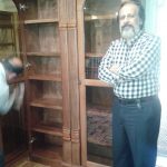 کتابخانه کلاسیک چوبی
