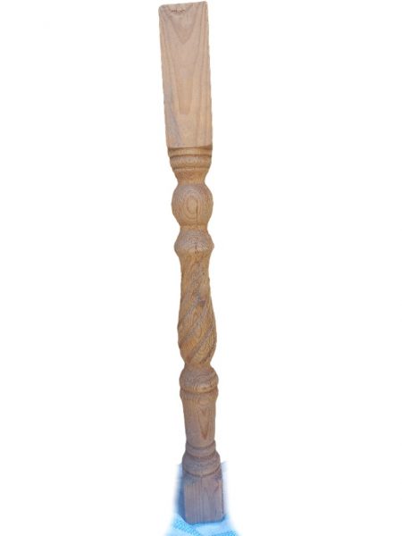 مدل نرده چوبی پله چوب راش cnc و صراحی خراطی شده