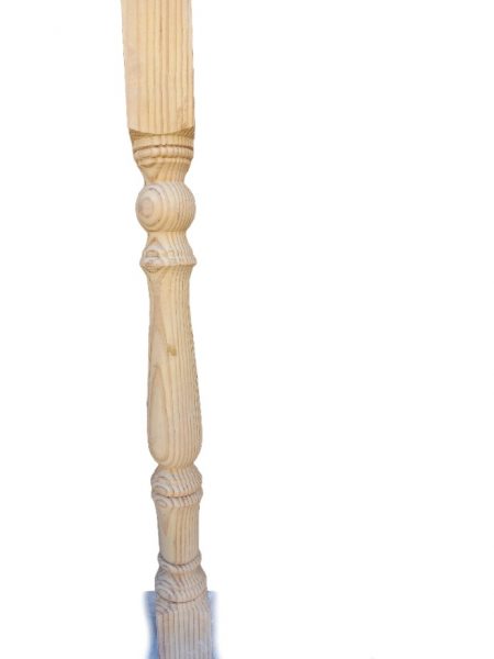 مدل نرده چوبی پله چوب راش cnc و صراحی خراطی شده 