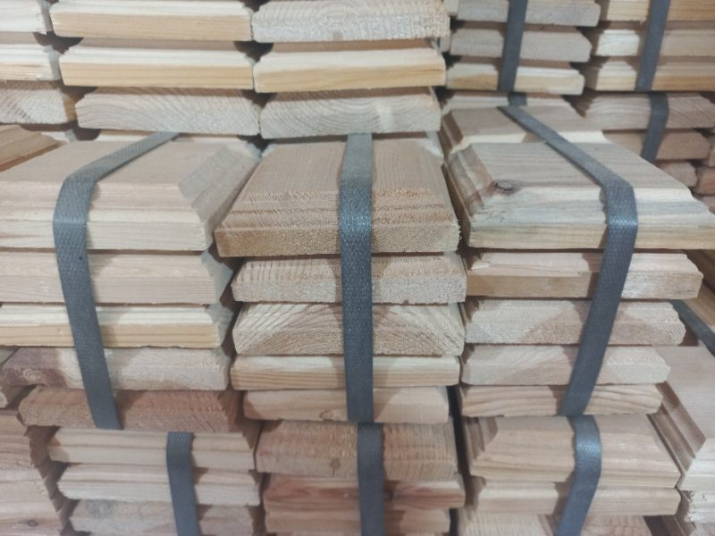 نعلبکی چوبی پله ، چوب کاج و راش